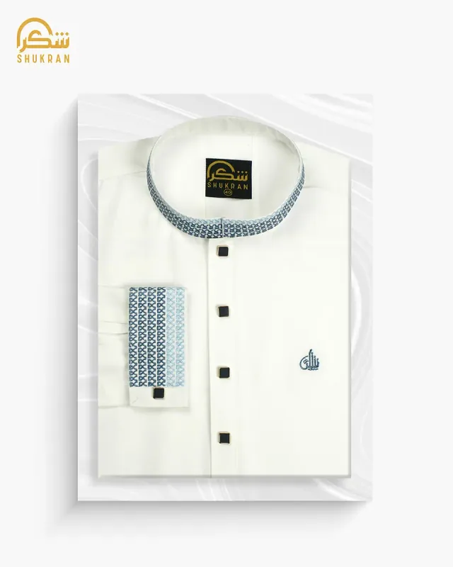 White Cotton Premium Fabric পাঞ্জাবি