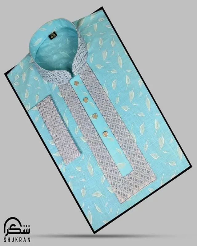 Blue Pata print